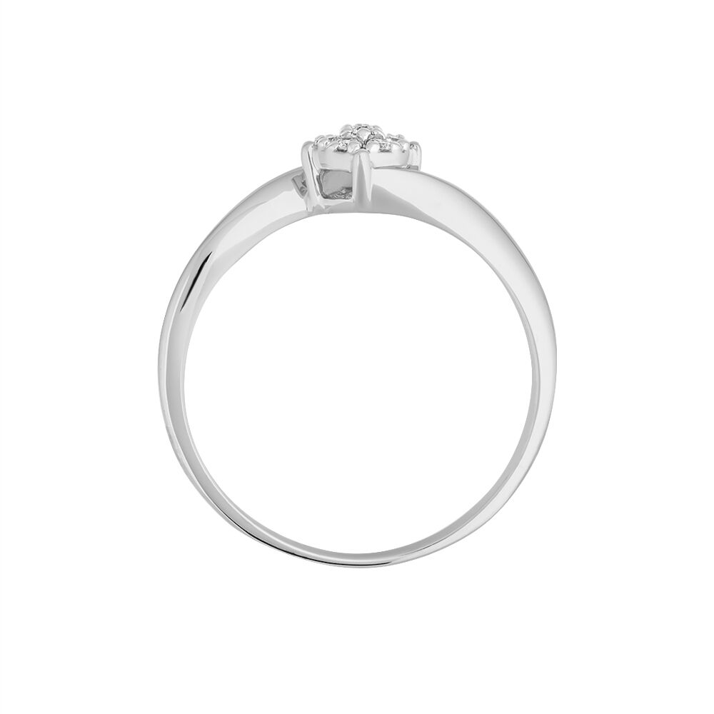 Bague Solitaire Soultana Or Blanc Diamant - Solitaires Femme | Marc Orian