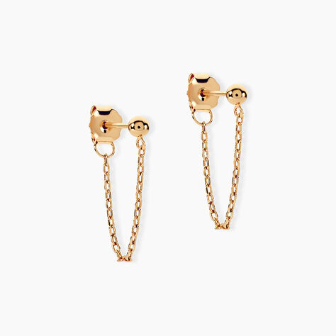 Boucles D'oreilles Pendantes Joska Plaqué Or Jaune - Pendantes Femme | Marc Orian