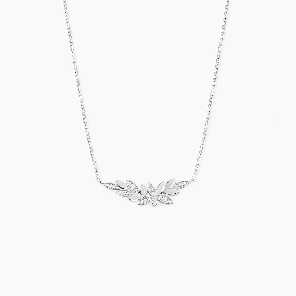 Collier Cesarine Argent Blanc Oxyde De Zirconium -  Femme | Marc Orian