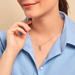 Collier Zayra Argent Blanc Oxyde De Zirconium - Colliers avec pierres Femme | Marc Orian