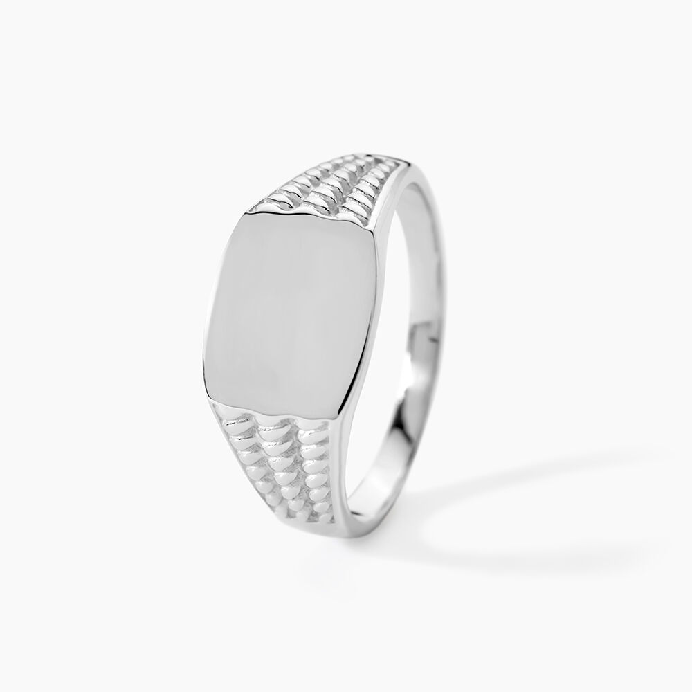 Chevali&egrave;re Argent Blanc Charites - Chevali&egrave;res Homme | Marc Orian