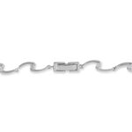 Bracelet Ezia Argent Blanc Oxyde De Zirconium - Bracelets cha&icirc;nes Femme | Marc Orian