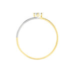 Bague Pika Or Bicolore Diamant - Solitaires Femme | Marc Orian