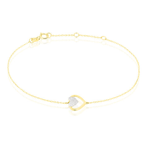 Bracelet Mary-jane Or Jaune Diamant - Bracelets chaînes Femme | Marc Orian
