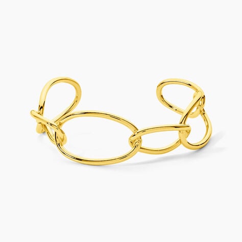 Bracelet Jonc Cecilie Acier Dor&eacute; - Bijoux fantaisie Femme | Marc Orian
