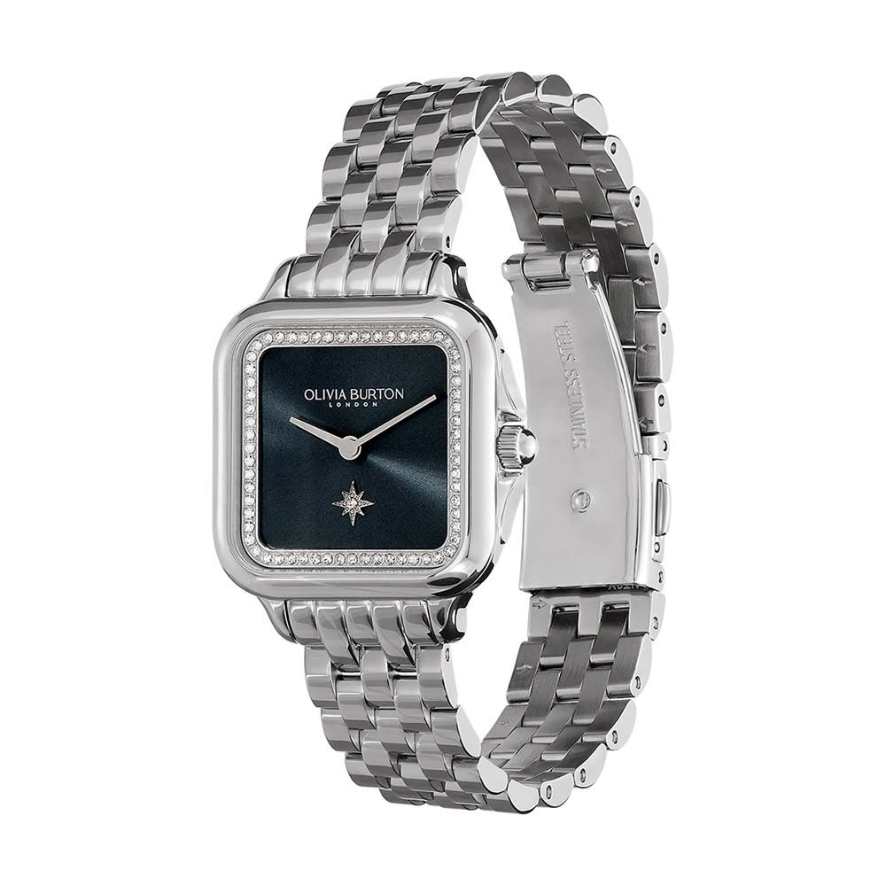 Montre Olivia Burton Grosvenor Bleu - Montres &eacute;tanches Femme | Marc Orian