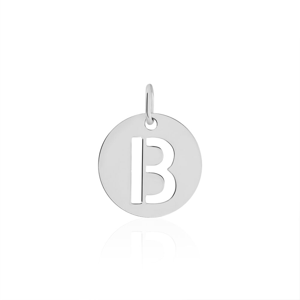 Pendentif Elio B Argent Blanc - Pendentifs Famille | Marc Orian