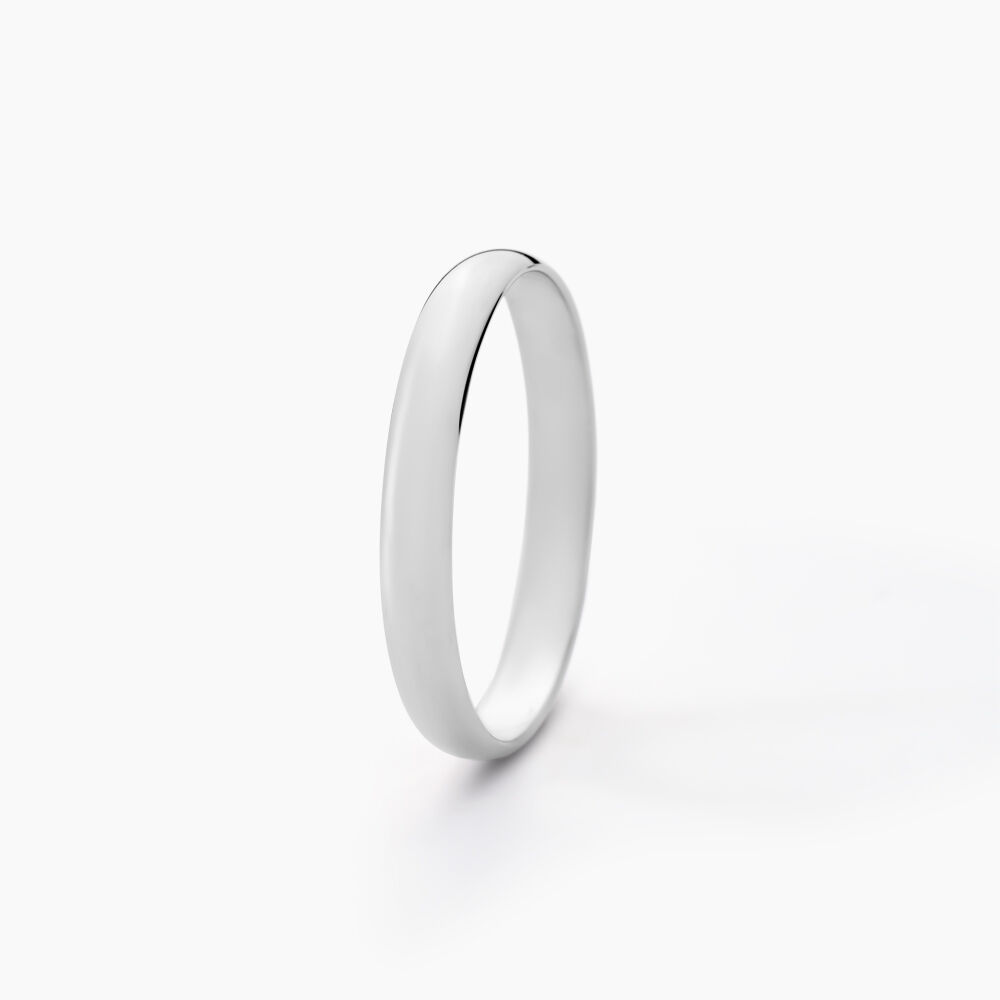 Alliance Meredithe Or Blanc - Alliances duo Unisex | Marc Orian