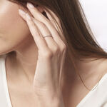 Alliance Lu Or Blanc Diamant - Alliances avec pierres Femme | Marc Orian