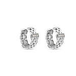 Cr&eacute;oles Lilibeth Argent Blanc Oxyde De Zirconium - Cr&eacute;oles Femme | Marc Orian