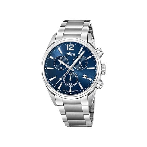 Montre Lotus Chrono Bleu - Montres &eacute;tanches Homme | Marc Orian