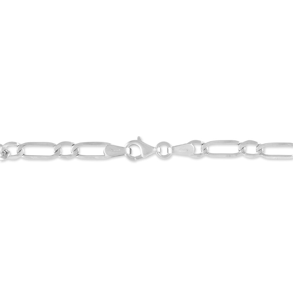 Bracelet Ophelio Maille Alternee 1/1 Or Blanc - Bracelets mailles Femme | Marc Orian