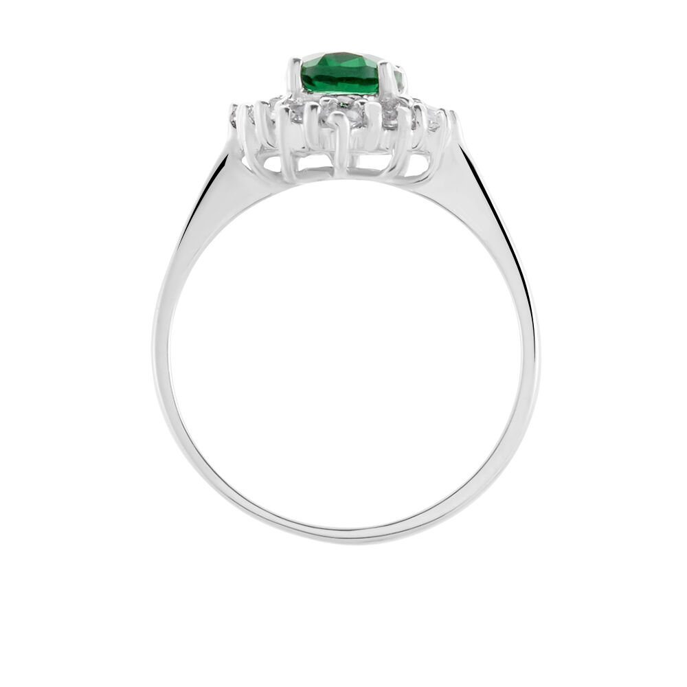 Bague Solitaire Perez Argent Blanc Oxyde De Zirconium - Bijoux fantaisie Femme | Marc Orian