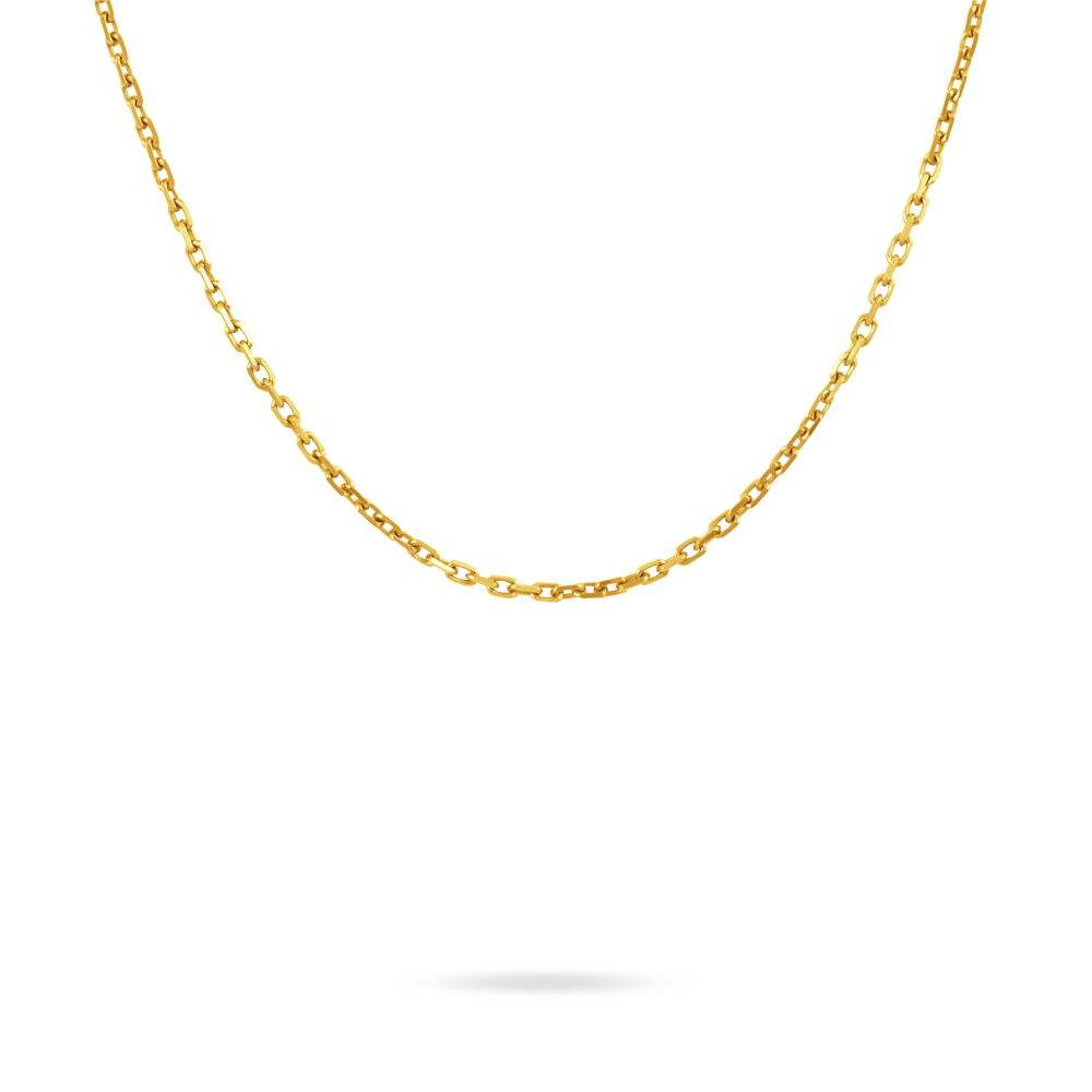 Chaîne Igoa Maille Forçat Diamantee Or Jaune - Chaines Femme | Marc Orian