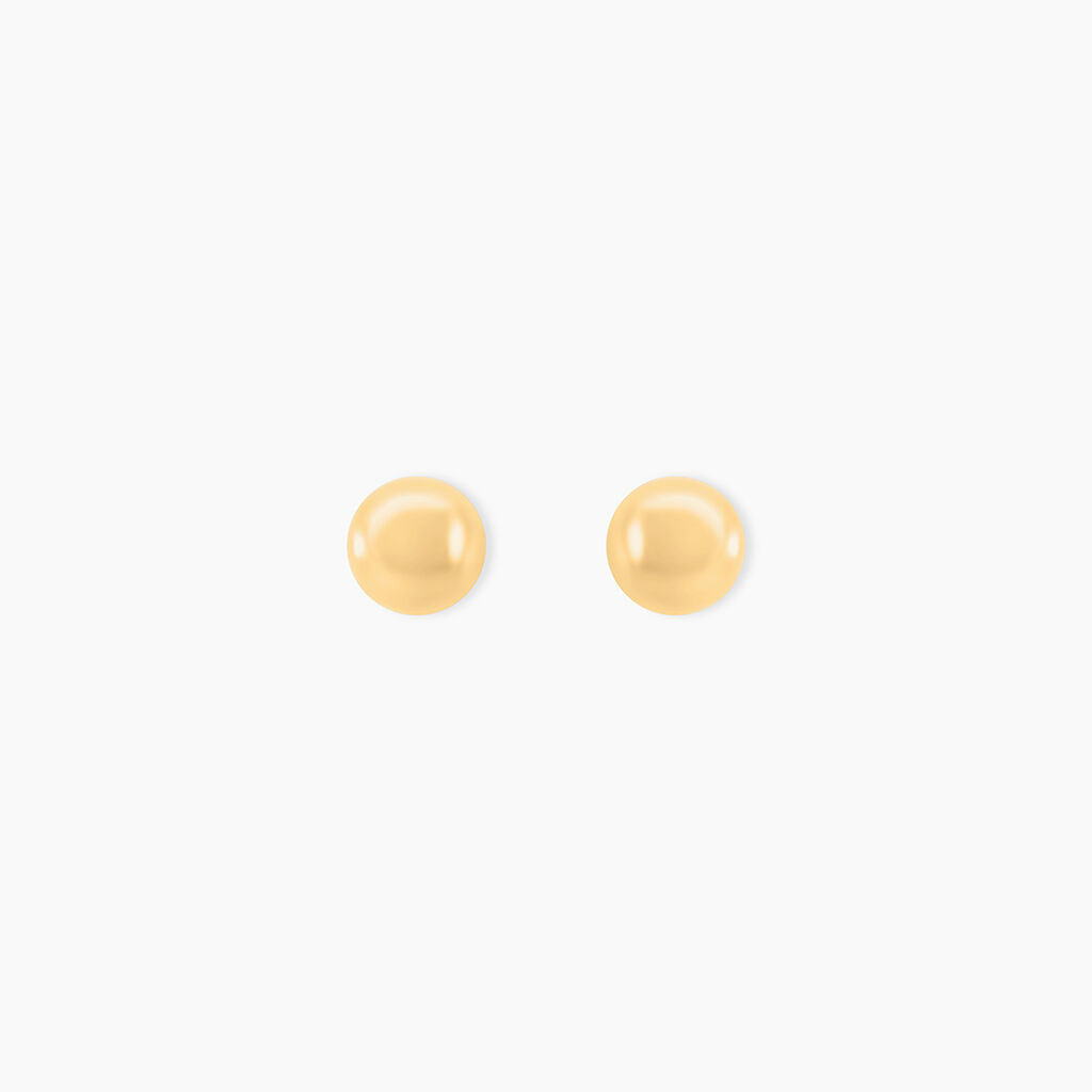 Boucles D'oreilles Puces Fidelia Boule Or Jaune - Puces Femme | Marc Orian