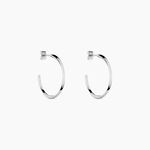 Cr&eacute;oles Tahaa Acier Blanc - Cr&eacute;oles Femme | Marc Orian