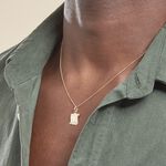 Pendentif Lamie Zodiaque Parchemin Or Jaune - Bijoux personnalis&eacute;s Famille | Marc Orian