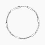 Bracelet Ben Argent Blanc - Bracelets fantaisie Homme | Marc Orian