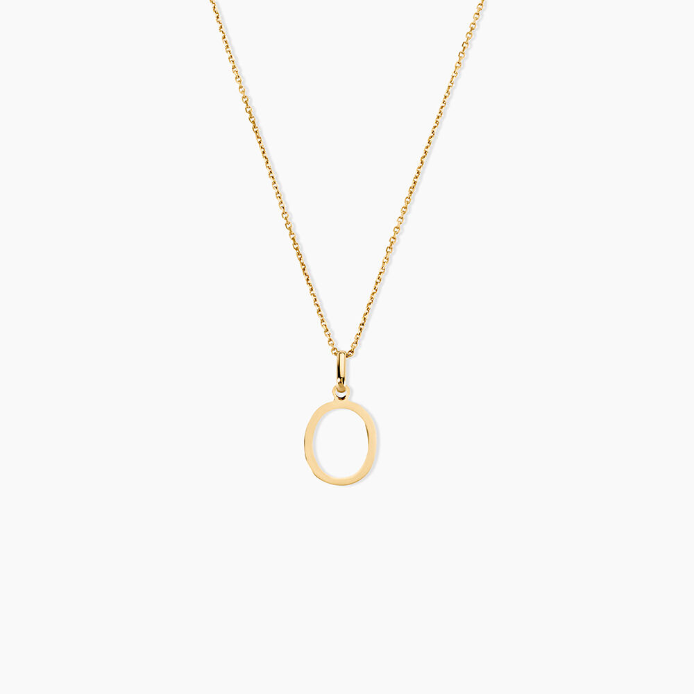 Pendentif Ionia Lettre Or Jaune - Pendentifs Famille | Marc Orian