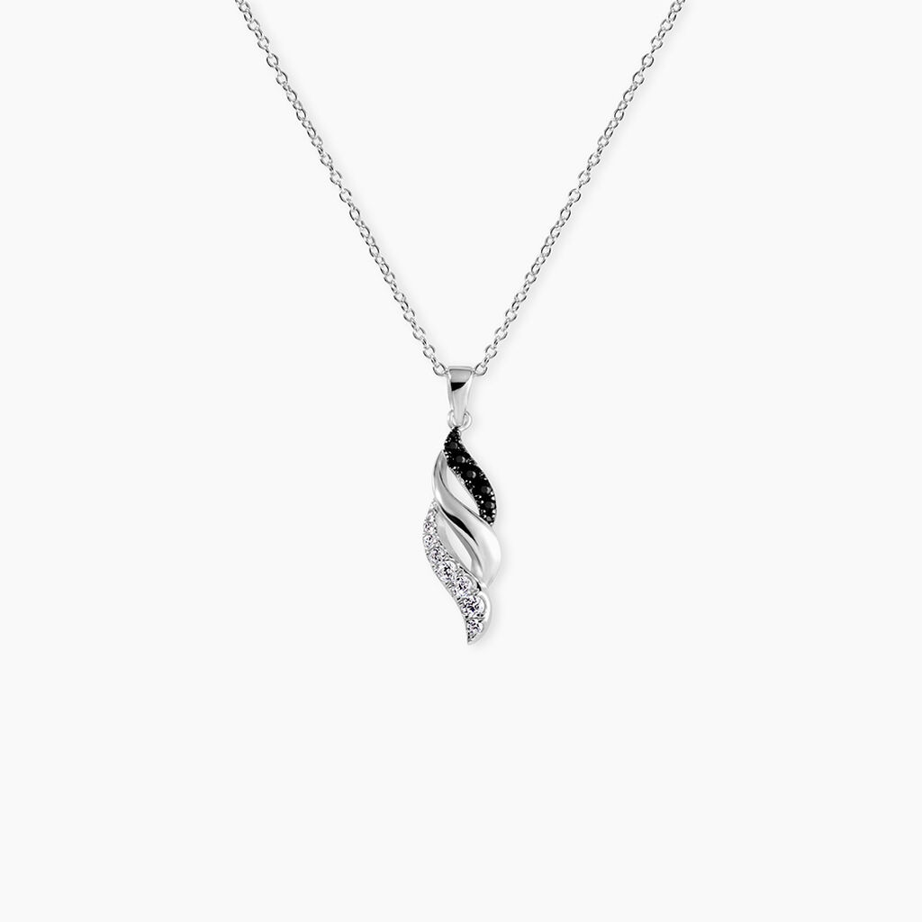 Collier Ophelia Argent Blanc Oxyde De Zirconium - Colliers avec pierres Femme | Marc Orian