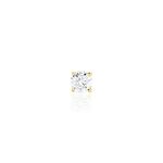 Boucle D'oreille Puce Unitaire Victoria Or Jaune Diamant - Puces Famille | Marc Orian