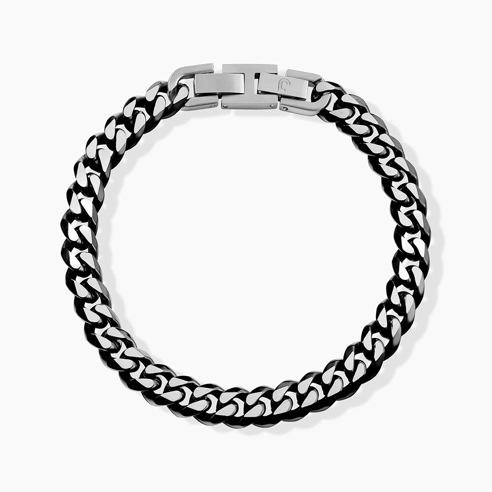 Bracelet Jourdan Ianthe Acier Argent&eacute; - Bracelets mailles Homme | Marc Orian