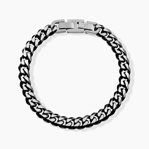 Bracelet Jourdan Ianthe Acier Argent&eacute; - Bracelets mailles Homme | Marc Orian