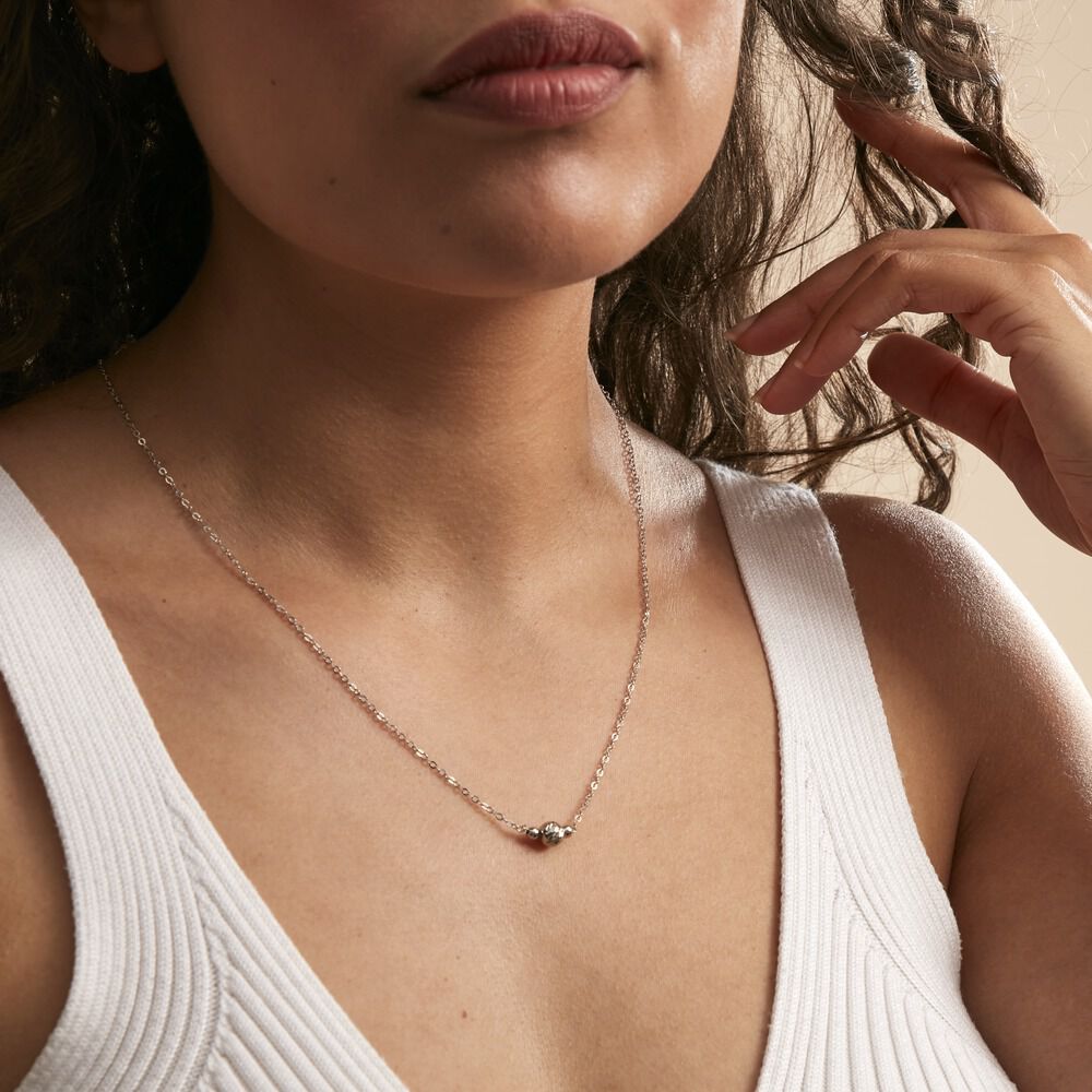 Collier Tolly Argent Blanc - Colliers Femme | Marc Orian