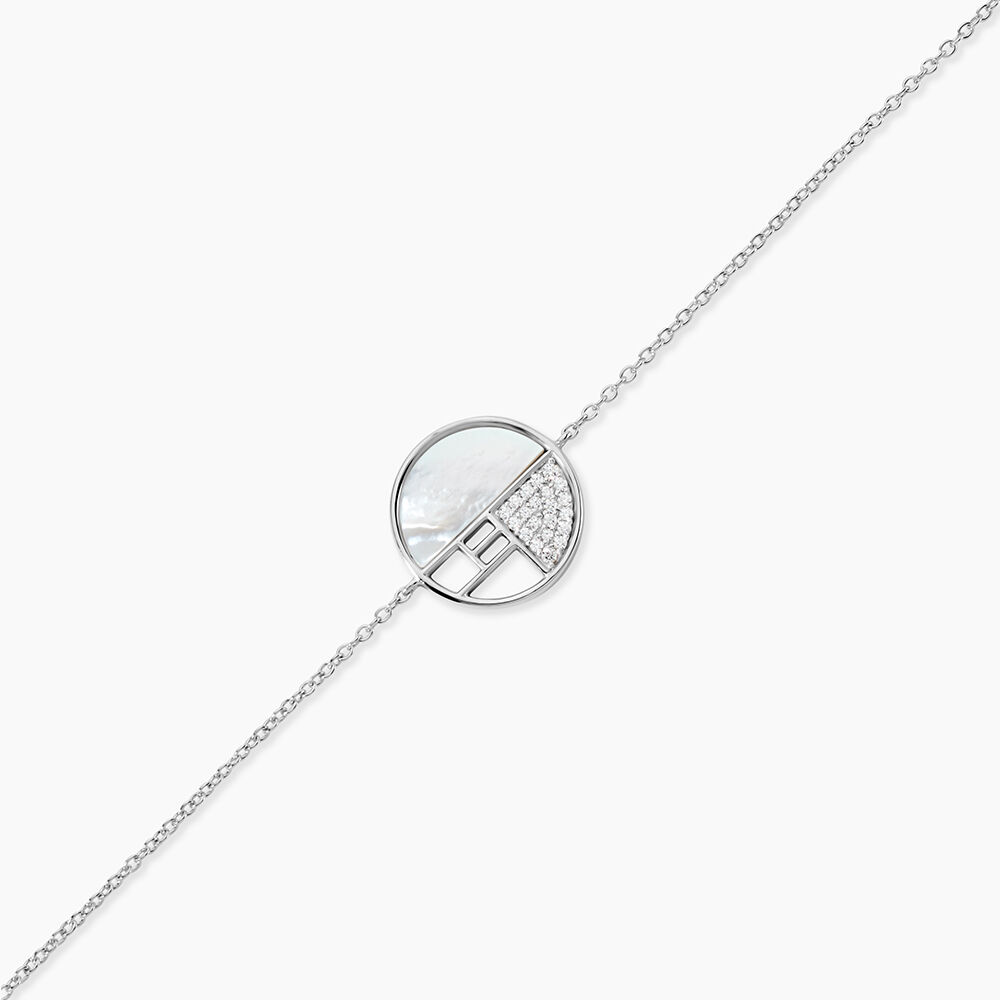 Bracelet Argent Gaillet Oxydes De Zirconium - Bracelets Medailles Femme | Marc Orian