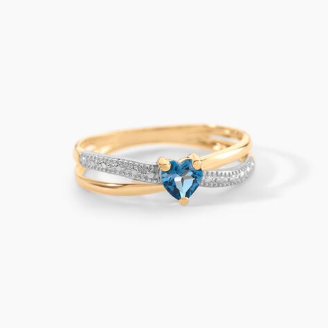Bague Or Jaune Rory Topaze - Bagues pierres fines Femme | Marc Orian