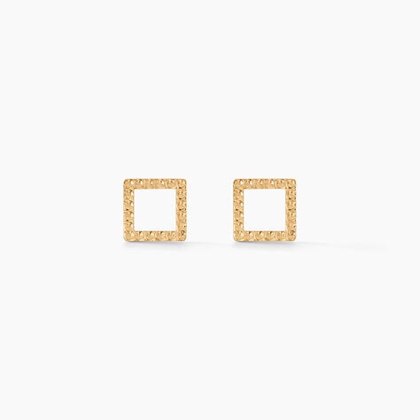 Boucles D'oreilles Puces Cathan Or Jaune - Puces Femme | Marc Orian