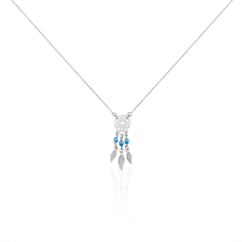 Collier Poehei Argent Blanc Cristaux De Swarovski - Colliers avec pierres Femme | Marc Orian