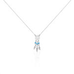 Collier Poehei Argent Blanc Cristaux De Swarovski - Colliers avec pierres Femme | Marc Orian