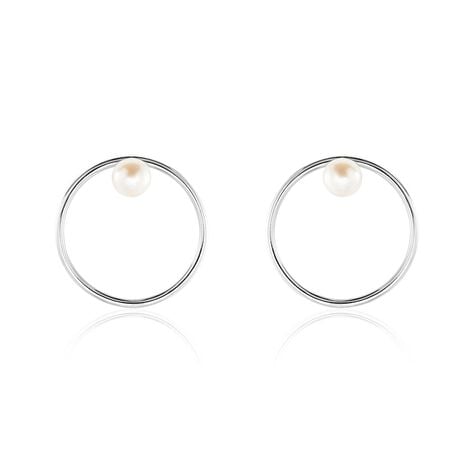 Bijoux D'oreilles Walter Argent Perle De Culture - Piercings d'oreilles Femme | Marc Orian