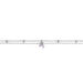 Chaîne De Cheville Kristyna Argent Blanc Amethyste - Chaines de cheville Femme | Marc Orian