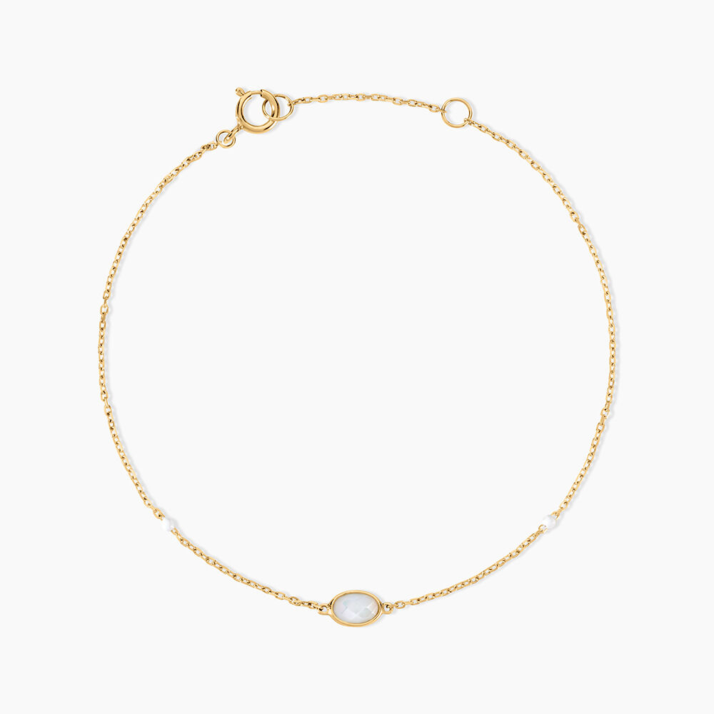 Bracelet Kakalina Or Jaune Nacre - Bracelets cha&icirc;nes Femme | Marc Orian