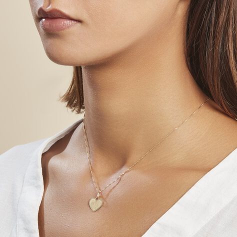 Pendentif Ange Coeur Or Jaune - Pendentifs Famille | Marc Orian