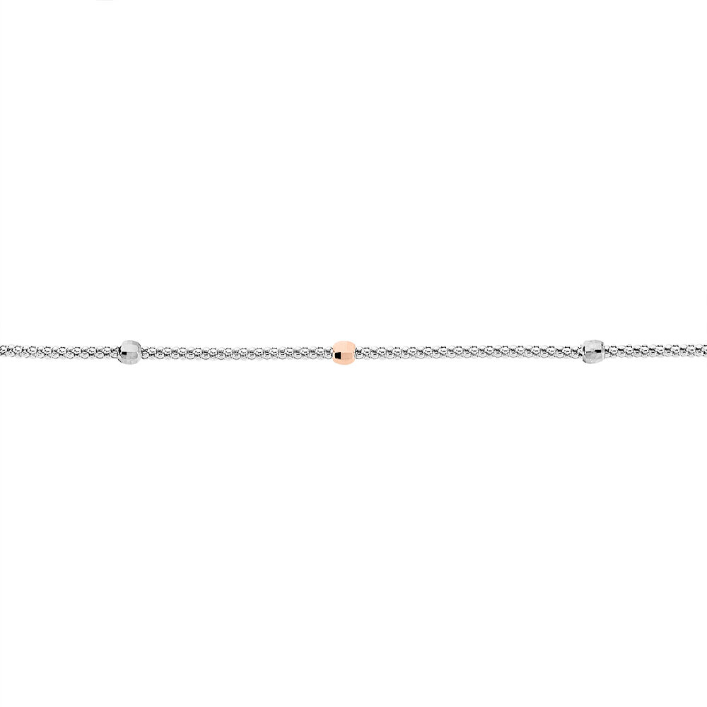 Bracelet Ingride Argent Tricolore - Bracelets chaînes Femme | Marc Orian