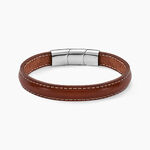 Bracelet Jourdan Rupert Cuir Marron - Bracelets cuir Homme | Marc Orian