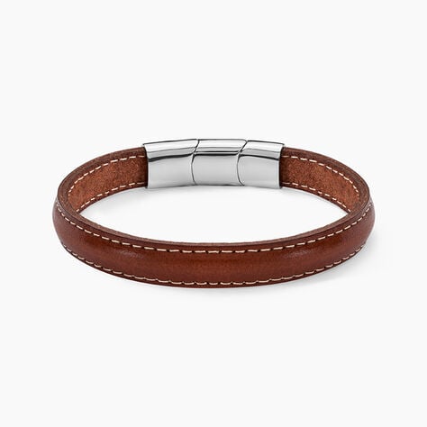 Bracelet Jourdan Rupert Cuir Marron - Bracelets cuir Homme | Marc Orian