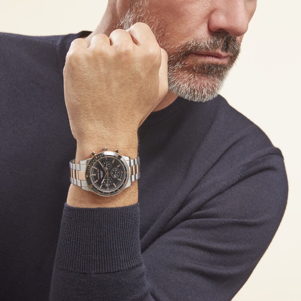 Montre Cerruti Turchino Slim Noir - Montres étanches Homme | Marc Orian