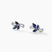 Boucles D'oreilles Puces Angie Or Blanc Saphir Et Diamant - Puces Femme | Marc Orian