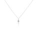 Collier Hiram Argent Blanc Oxyde De Zirconium - Colliers avec pierres Femme | Marc Orian
