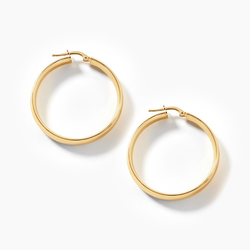 Cr&eacute;oles Terezia Argent Dor&eacute; A L'Or 750/1000 - Cr&eacute;oles Femme | Marc Orian