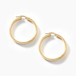 Cr&eacute;oles Terezia Argent Dor&eacute; A L'Or 750/1000 - Cr&eacute;oles Femme | Marc Orian