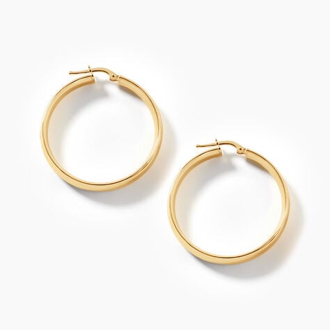 Cr&eacute;oles Terezia Argent Dor&eacute; A L'Or 750/1000 - Cr&eacute;oles Femme | Marc Orian