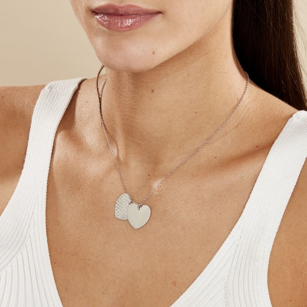 Collier Yrina Argent Blanc - Bijoux personnalisés Femme | Marc Orian