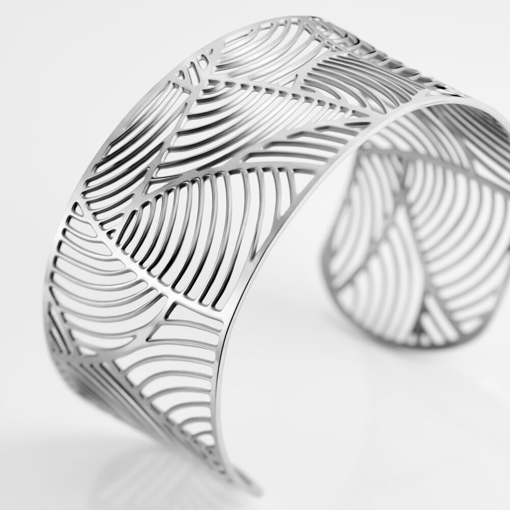 Bracelet Jonc Andor Acier Blanc - Bracelets Boheme Femme | Marc Orian