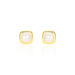 Boucles D'oreilles Puces Rhadia Or Jaune Perle De Culture - Puces Femme | Marc Orian