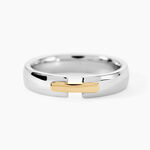 Alliance Marton Ruban Plat Or Bicolore - Alliances duo Unisex | Marc Orian